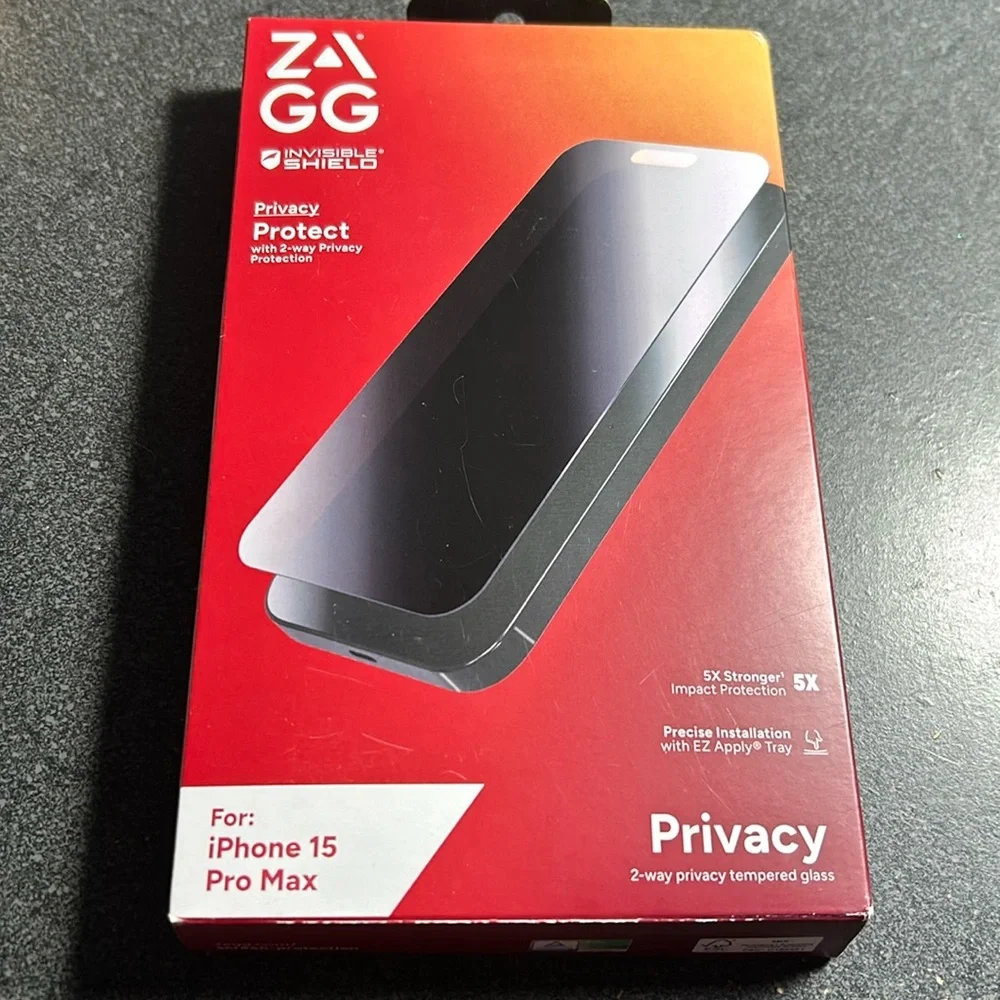 Zag Apple iPhone 15 Pro Max Glass Elite Privacy Screen Protector